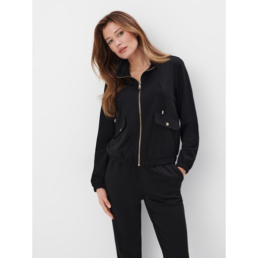 Mohito - Czarna bluza - czarny ze sklepu Mohito w kategorii Bluzy damskie - zdjęcie 170124256