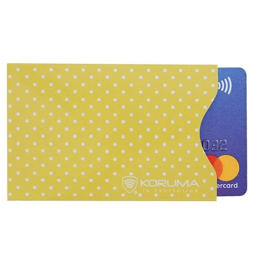 Etui antykradzieżowe na karty zbliżeniowe (żółty) ze sklepu Koruma ID Protection w kategorii Etui - zdjęcie 170126167