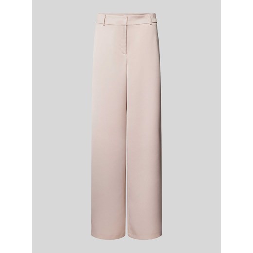 Spodnie materiałowe o kroju wide leg cut ze szlufkami na pasek ze sklepu Peek&Cloppenburg  w kategorii Spodnie damskie - zdjęcie 170127945