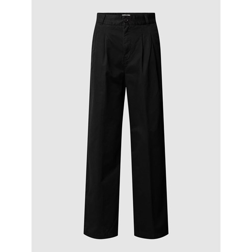 Spodnie o luźnym kroju z kontrafałdami model ‘LEOLA’ ze sklepu Peek&Cloppenburg  w kategorii Spodnie damskie - zdjęcie 170127946
