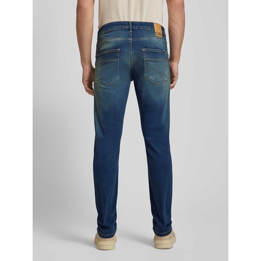 Jeansy o kroju slim fit z efektem znoszenia model ‘BATES’ Cars Jeans 31/32 Peek&Cloppenburg 