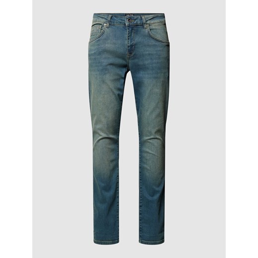 Jeansy o kroju slim fit z efektem znoszenia model ‘BATES’ Cars Jeans 36/32 Peek&Cloppenburg 