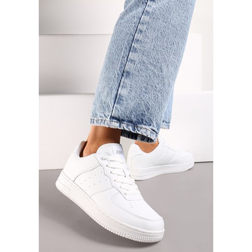 Białe Sneakersy Adriney ze sklepu born2be.pl w kategorii Buty sportowe damskie - zdjęcie 170130648