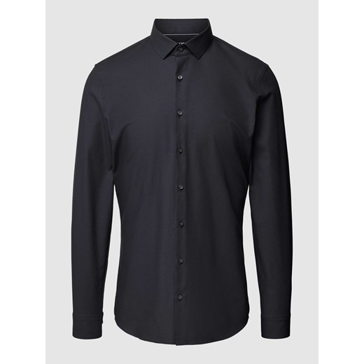 Koszula biznesowa o kroju slim fit z kołnierzykiem typu cutaway model ‘Modern Kent’ ze sklepu Peek&Cloppenburg  w kategorii Koszule męskie - zdjęcie 170132135