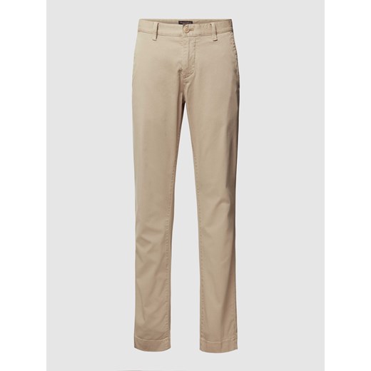 Spodnie o kroju shaped fit w jednolitym kolorze ze sklepu Peek&Cloppenburg  w kategorii Spodnie męskie - zdjęcie 170132158
