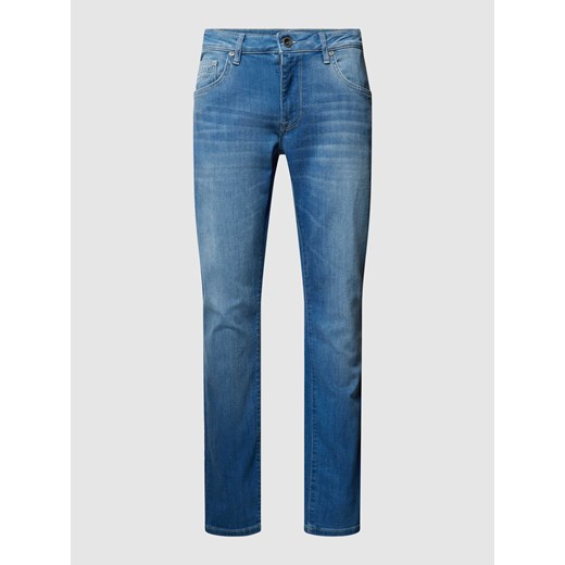 Jeansy o kroju slim fit z efektem znoszenia model ‘BATES’ Cars Jeans 33/32 Peek&Cloppenburg 