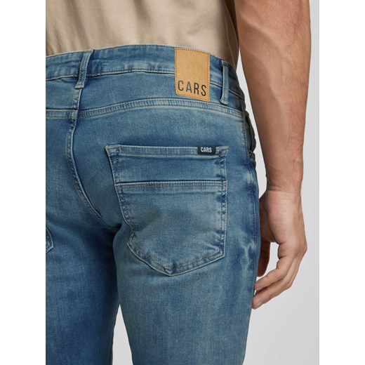 Jeansy o kroju slim fit z efektem znoszenia model ‘BATES’ Cars Jeans 36/34 Peek&Cloppenburg 