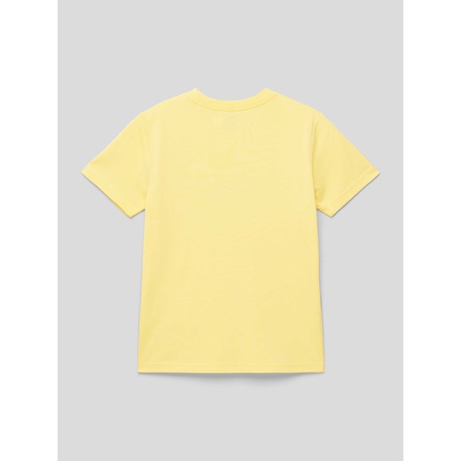 Polo Ralph Lauren t-shirt chłopięce żółty z krótkim rękawem 