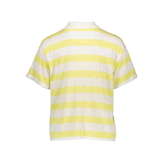 Herrlicher Koszulka polo w kolorze żółto-białym Herrlicher S Limango Polska promocyjna cena