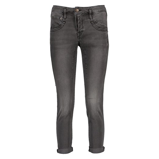 Herrlicher Dżinsy - Skinny fit - w kolorze antracytowym Herrlicher W27 okazyjna cena Limango Polska