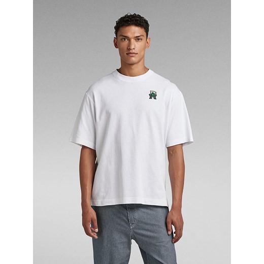 G-Star Koszulka w kolorze białym ze sklepu Limango Polska w kategorii T-shirty męskie - zdjęcie 170133698