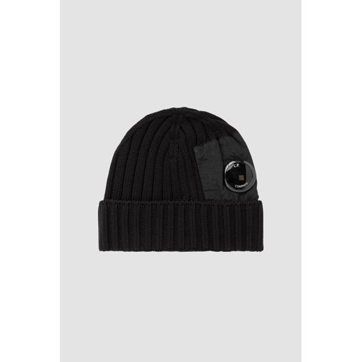 C.P. COMPANY Czarna czapka Knit Cap ze sklepu outfit.pl w kategorii Czapki zimowe męskie - zdjęcie 170134939