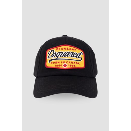 DSQUARED2 Czarna czapka Baseball Cap ze sklepu outfit.pl w kategorii Czapki z daszkiem męskie - zdjęcie 170135038