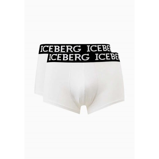 Iceberg 2-pack bokserki męskie białe ICE1UTR01B-Trunk, Kolor biały, Rozmiar M, ICEBERG ze sklepu Intymna w kategorii Majtki męskie - zdjęcie 170137189