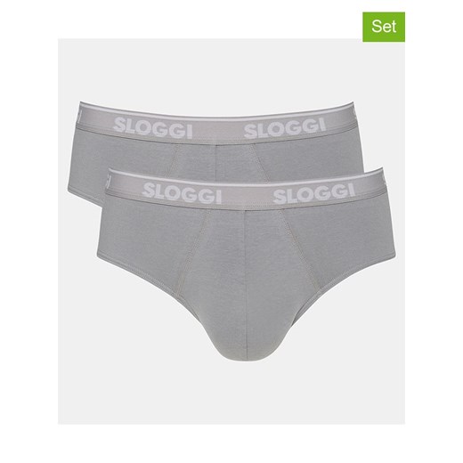 Sloggi Slipy (2 pary) w kolorze szarym Sloggi XL promocja Limango Polska