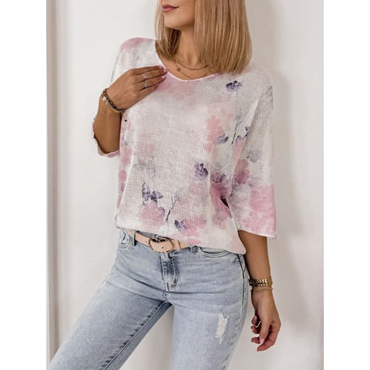 Sweter damski wielokolorowy