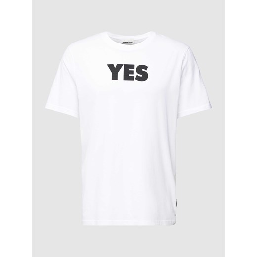 T-shirt z nadrukiem ze sloganem ze sklepu Peek&Cloppenburg  w kategorii T-shirty męskie - zdjęcie 170144585