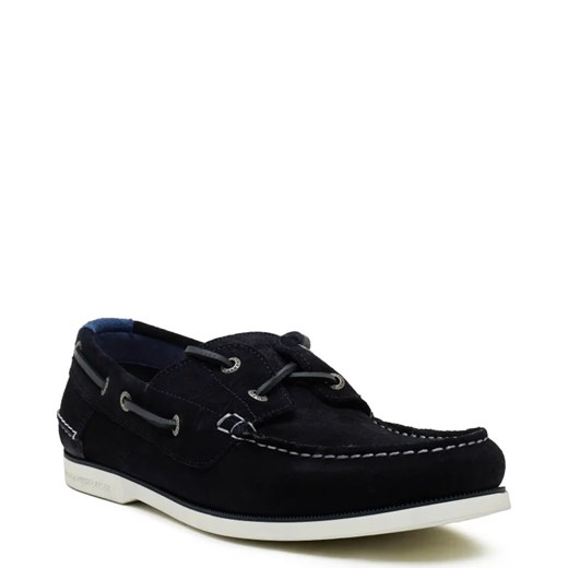 Tommy Hilfiger Skórzane mokasyny TH BOAT SHOE CORE SUEDE Tommy Hilfiger 42 okazja Gomez Fashion Store