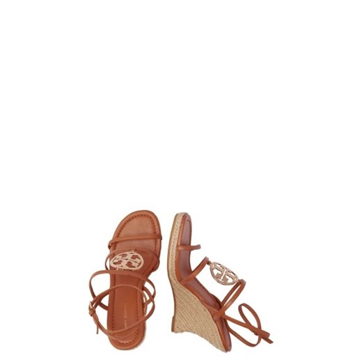 TORY BURCH Skórzane koturny CAPRI MILLER Tory Burch 40 Gomez Fashion Store