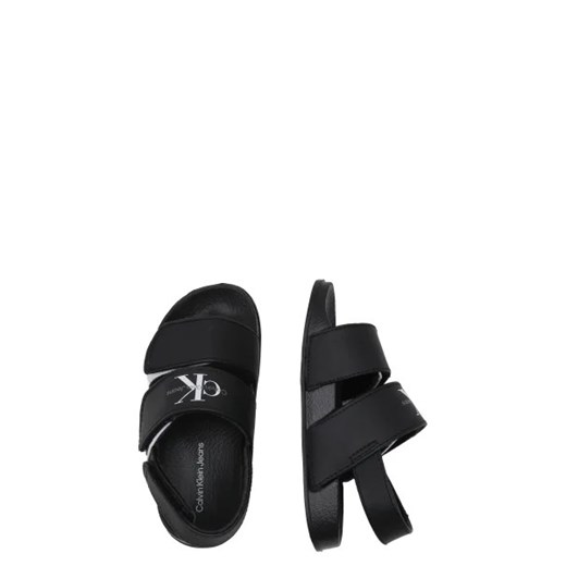 Sandały dziecięce Calvin Klein czarne na rzepy na lato 