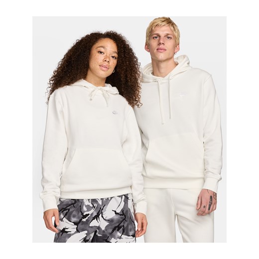 Bluza z kapturem Nike Sportswear Club Fleece - Biel ze sklepu Nike poland w kategorii Bluzy męskie - zdjęcie 170147907