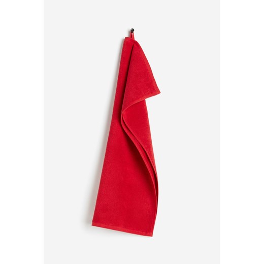 H & M - Ręcznik z bawełnianej frotte - Czerwony ze sklepu H&M w kategorii Ręczniki - zdjęcie 170147955