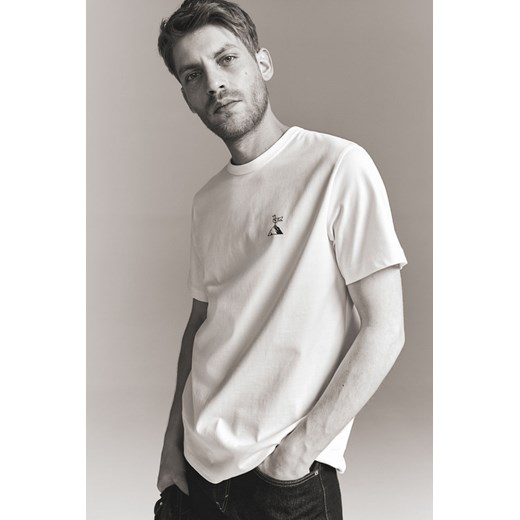 H & M - T-shirt COOLMAX Regular Fit - Biały ze sklepu H&M w kategorii T-shirty męskie - zdjęcie 170147956