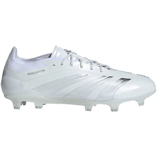 Buty piłkarskie adidas Predator Elite Fg U IE1803 białe ze sklepu ButyModne.pl w kategorii Buty sportowe męskie - zdjęcie 170148405