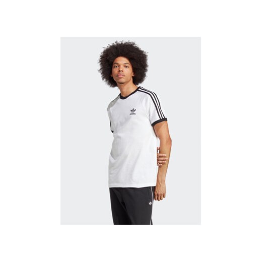 adidas T-Shirt Adicolor Classics 3-Stripes T-Shirt IA4846 Biały Slim Fit XL okazja MODIVO
