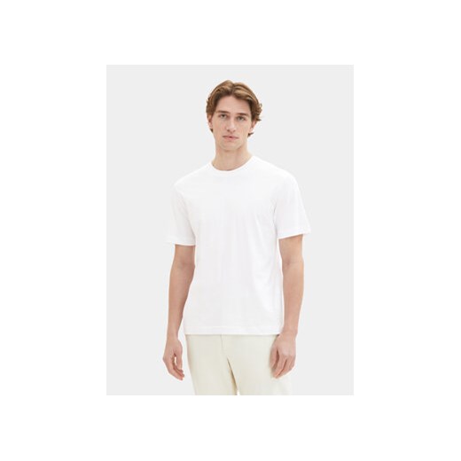 Tom Tailor Komplet 2 t-shirtów 1037741 Biały Regular Fit ze sklepu MODIVO w kategorii T-shirty męskie - zdjęcie 170149017