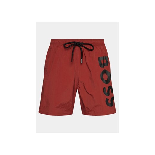 Boss Szorty kąpielowe Octopus 50515296 Czerwony Regular Fit M MODIVO