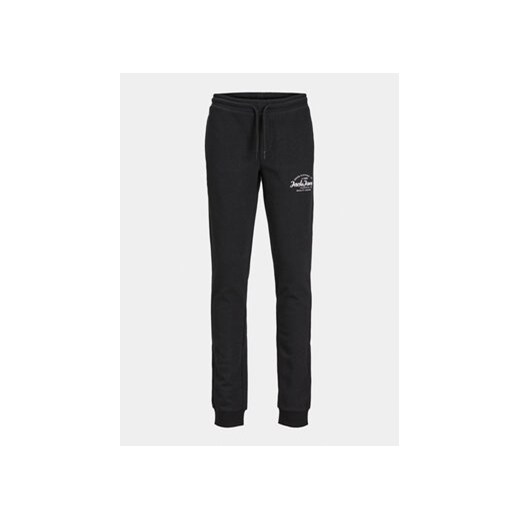 Jack&Jones Junior Spodnie dresowe Gordon 12249856 Czarny Slim Fit ze sklepu MODIVO w kategorii Spodnie chłopięce - zdjęcie 170149239