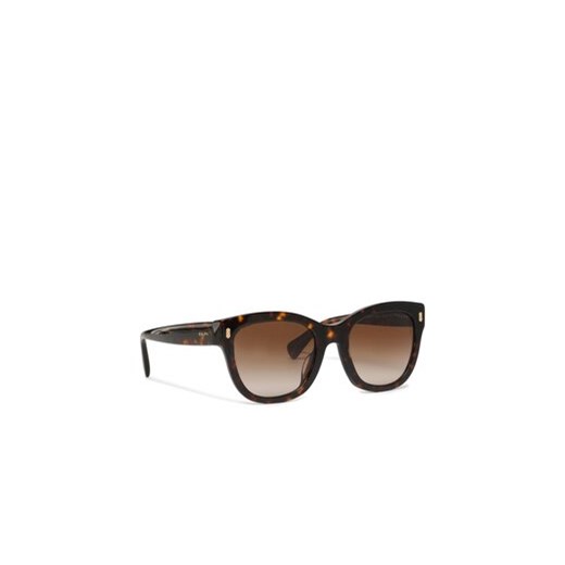 Lauren Ralph Lauren Okulary przeciwsłoneczne 0RA5301U Brązowy 52 okazyjna cena MODIVO
