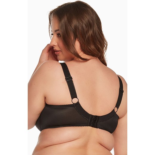 Biustonosz półusztywniany semi-soft czarny Sonia Maxi Art. 1058, Kolor czarny, Rozmiar 100E, Gaia ze sklepu Primodo w kategorii Biustonosze - zdjęcie 170149337