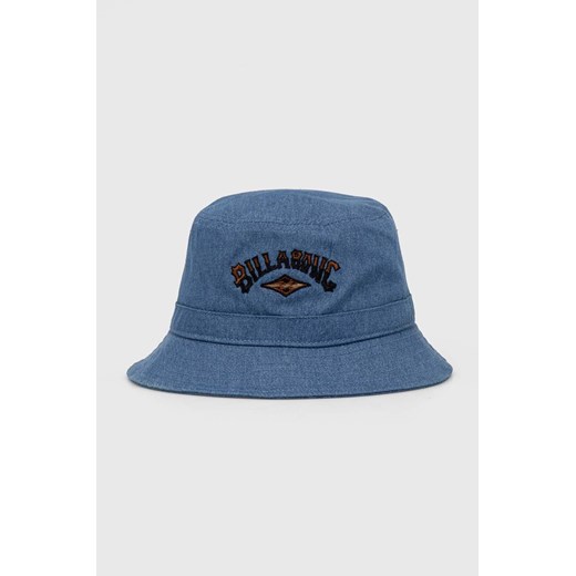 Billabong kapelusz jeansowy kolor niebieski bawełniany ABYHA00463 ze sklepu ANSWEAR.com w kategorii Kapelusze męskie - zdjęcie 170152207