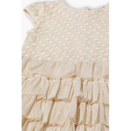 Elegancka tiulowa sukienka z falbankami - Max&Mia ze sklepu 5.10.15 w kategorii Sukienki dziewczęce - zdjęcie 170154419