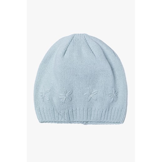 Niebieska dzianinowa czapka ze sklepu 5.10.15 w kategorii Czapki dziecięce - zdjęcie 170154539