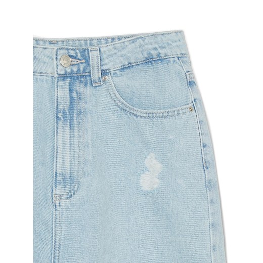 Cropp - Jasnoniebieskie jeansowe szorty - błękitny Cropp 34 Cropp