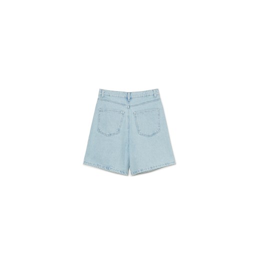 Cropp - Jasnoniebieskie jeansowe szorty - błękitny Cropp 38 Cropp