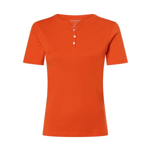 brookshire Koszulka damska Kobiety Bawełna pomarańczowy jednolity ze sklepu vangraaf w kategorii Bluzki damskie - zdjęcie 170170817