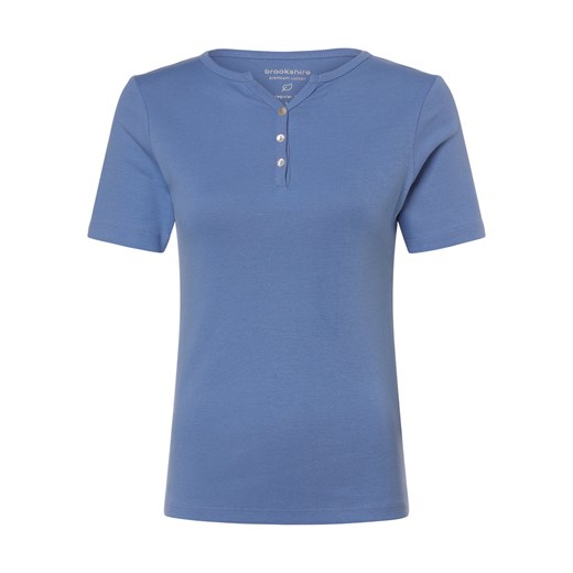 brookshire Koszulka damska Kobiety Bawełna niebieski jednolity ze sklepu vangraaf w kategorii Bluzki damskie - zdjęcie 170170819