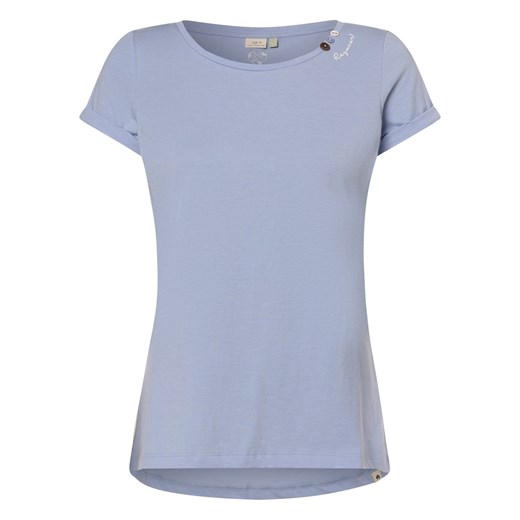 Ragwear Koszulka damska - Flora A Kobiety Bawełna niebieski jednolity ze sklepu vangraaf w kategorii Bluzki damskie - zdjęcie 170170828
