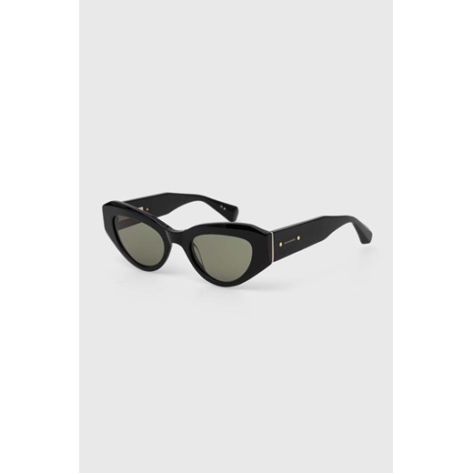 AllSaints okulary przeciwsłoneczne damskie kolor czarny 51 ANSWEAR.com