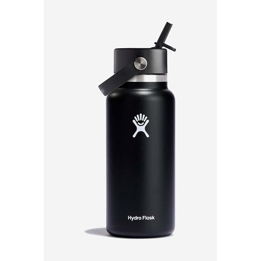 Hydro Flask kolor czarny ze sklepu ANSWEAR.com w kategorii Bidony i butelki - zdjęcie 170175875