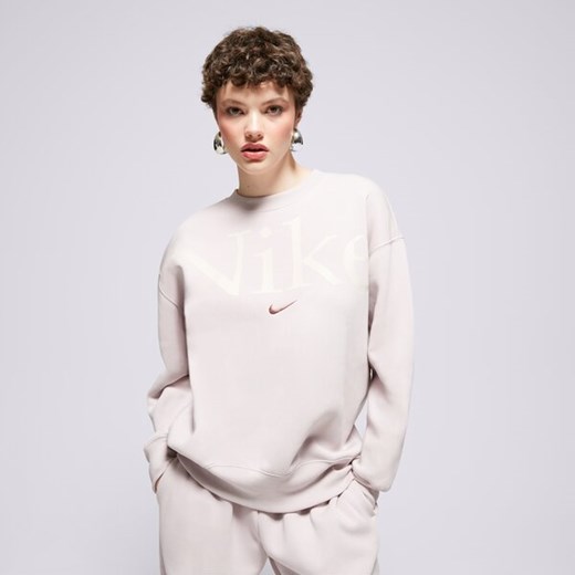 NIKE BLUZA W NSW PHNX FLC OS LOGO CREW ze sklepu Sizeer w kategorii Bluzy damskie - zdjęcie 170181538