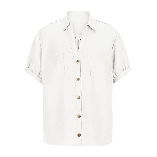 Heine Bluzka w kolorze białym ze sklepu Limango Polska w kategorii Koszule damskie - zdjęcie 170185206