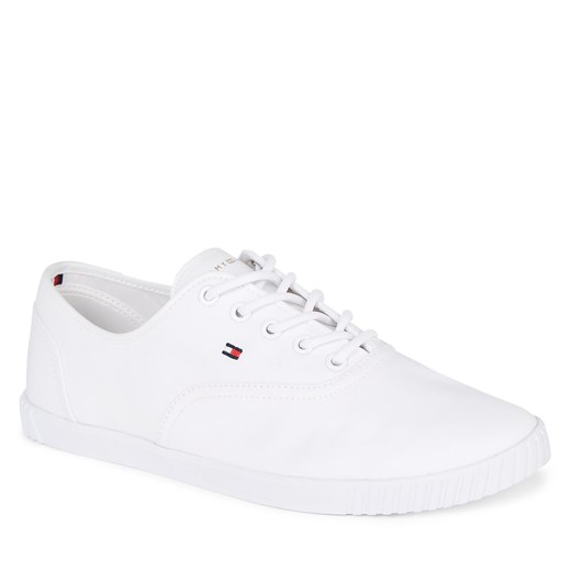 Trampki damskie Tommy Hilfiger sznurowane tkaninowe sportowe