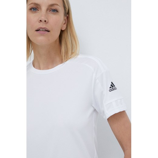 adidas Performance t-shirt damski kolor biały GN5759 ze sklepu ANSWEAR.com w kategorii Bluzki damskie - zdjęcie 170206127