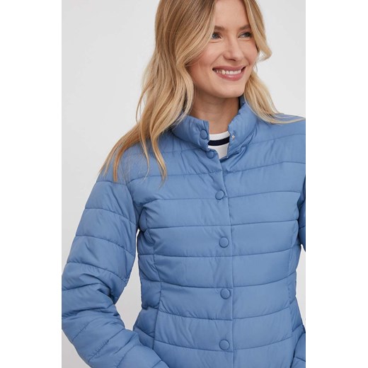 Sisley kurtka damska kolor niebieski przejściowa ze sklepu ANSWEAR.com w kategorii Kurtki damskie - zdjęcie 170206339