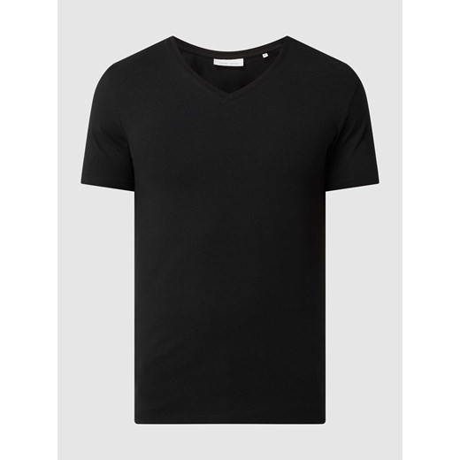 T-shirt z dodatkiem streczu model ‘Lincoln’ ze sklepu Peek&Cloppenburg  w kategorii T-shirty męskie - zdjęcie 170208506